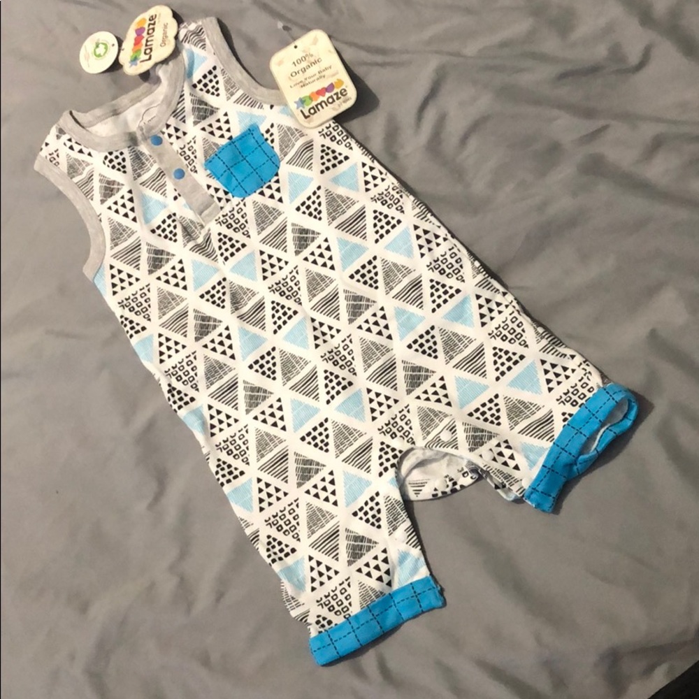 Lamaze baby boy romper